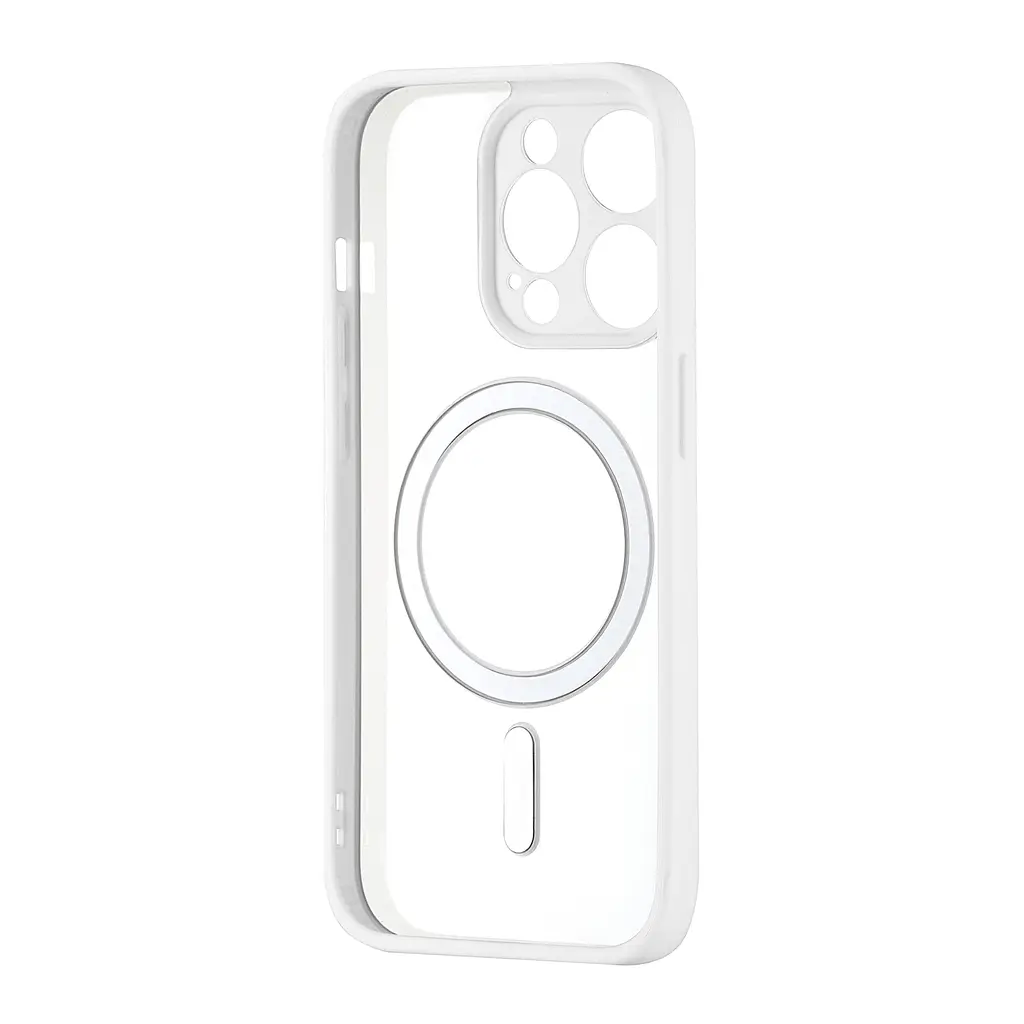 Чохол Color Edge with MagSafe (Protected Camera) iPhone 14 Pro White - фото 3