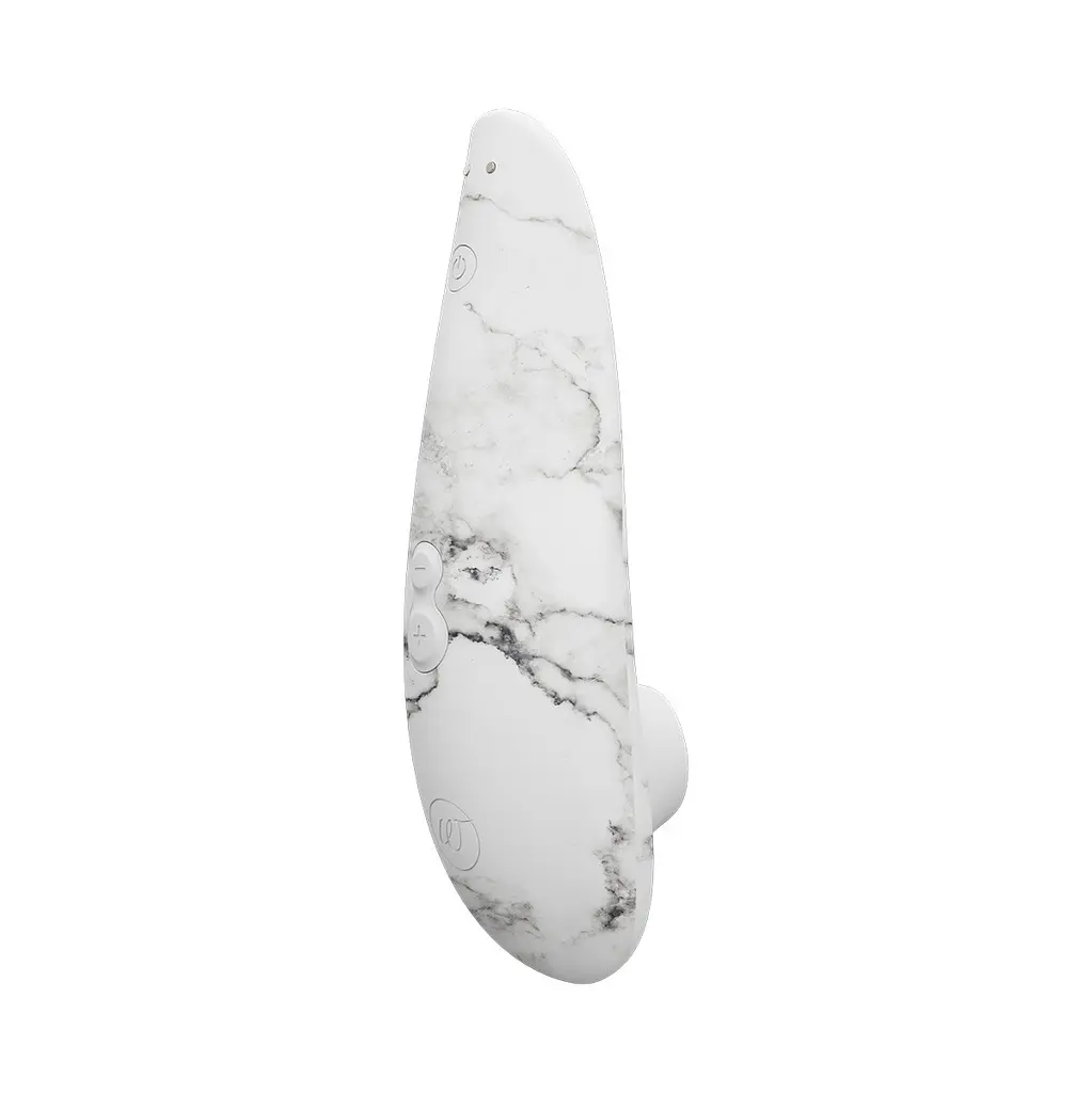 Вакуумний стимулятор клітора Womanizer Marilyn Monroe White Marble - фото 8