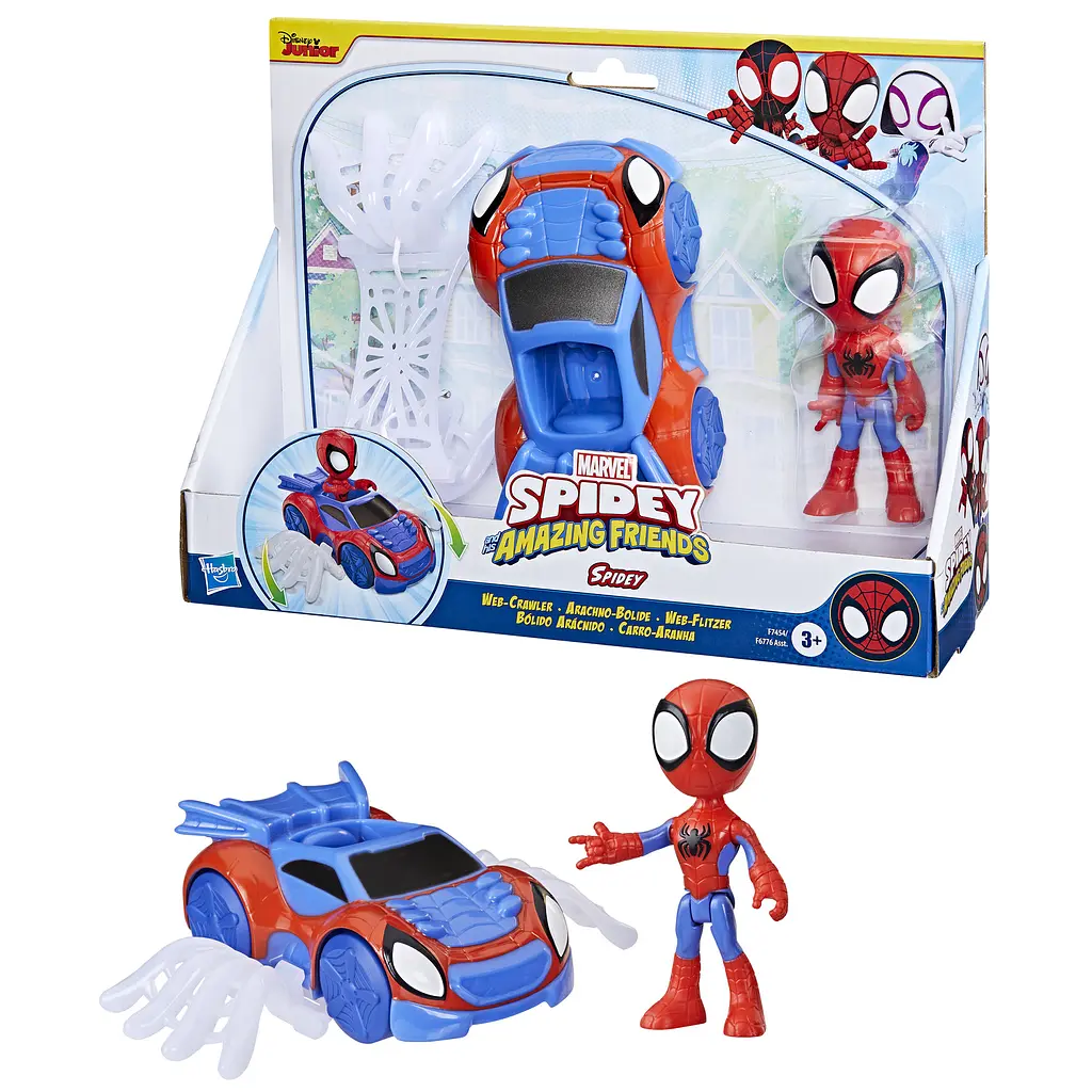 Набір іграшковий Hasbro Spidey And His Amazing Friends Spidey Web Crawler (F6776_F7454) - фото 9