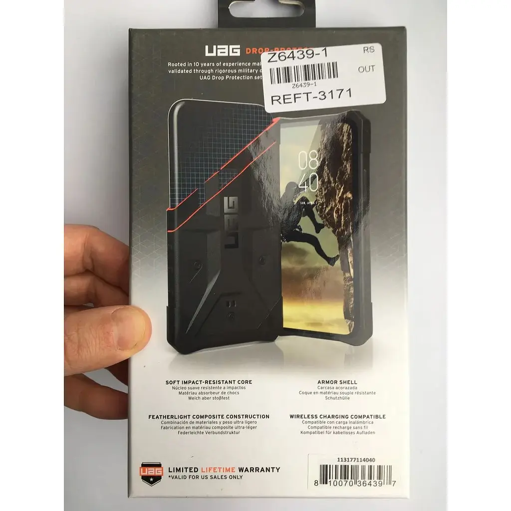 Оригинальный противоударный чехол UAG Pathfinder для iPhone 13 / iPhone 14 (6.1") Black 113177114040 - фото 4