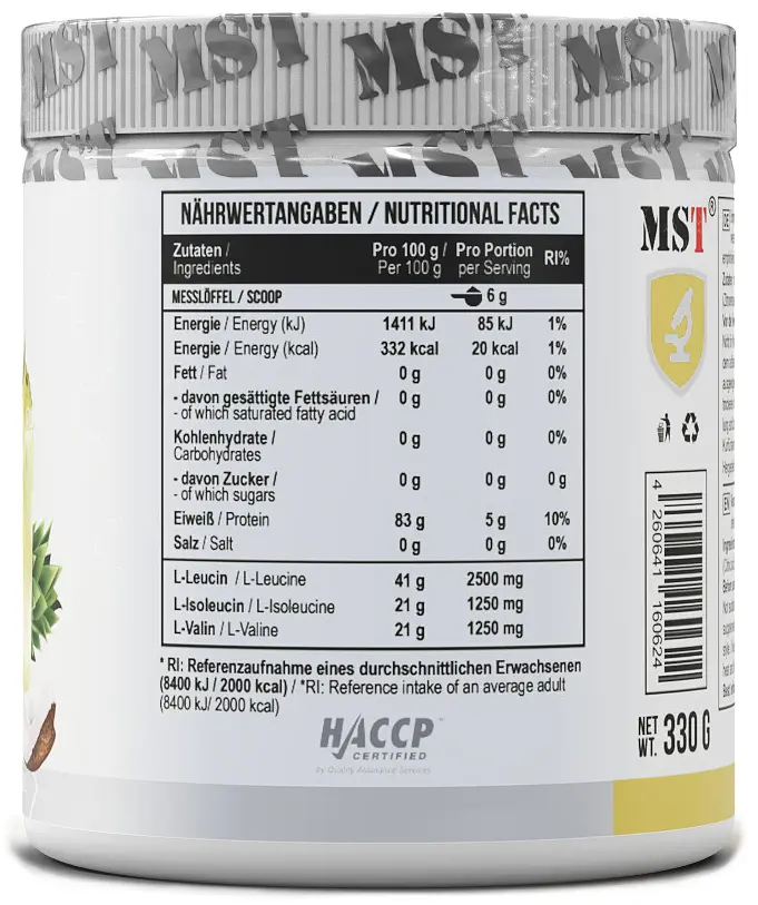 MST BCAA Zero Комплекс Амінокислот без цукру - 330 г - фото 2