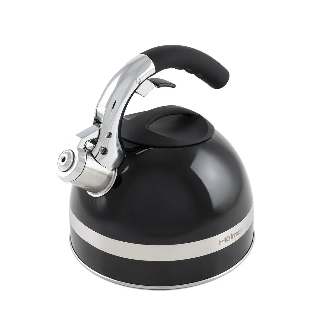 Чайник Holmer зі свистком, 3 л, чорний (WK-2430-BCSDB Melody) - фото 3