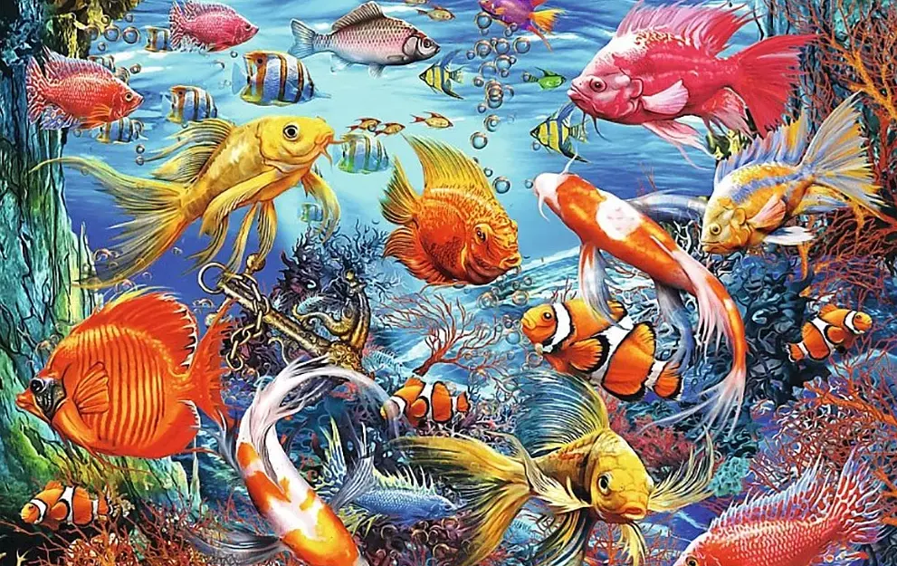 Пазл Скрытые пазлы: Подводная жизнь - 1060 элементов Trefl 10676 - фото 2