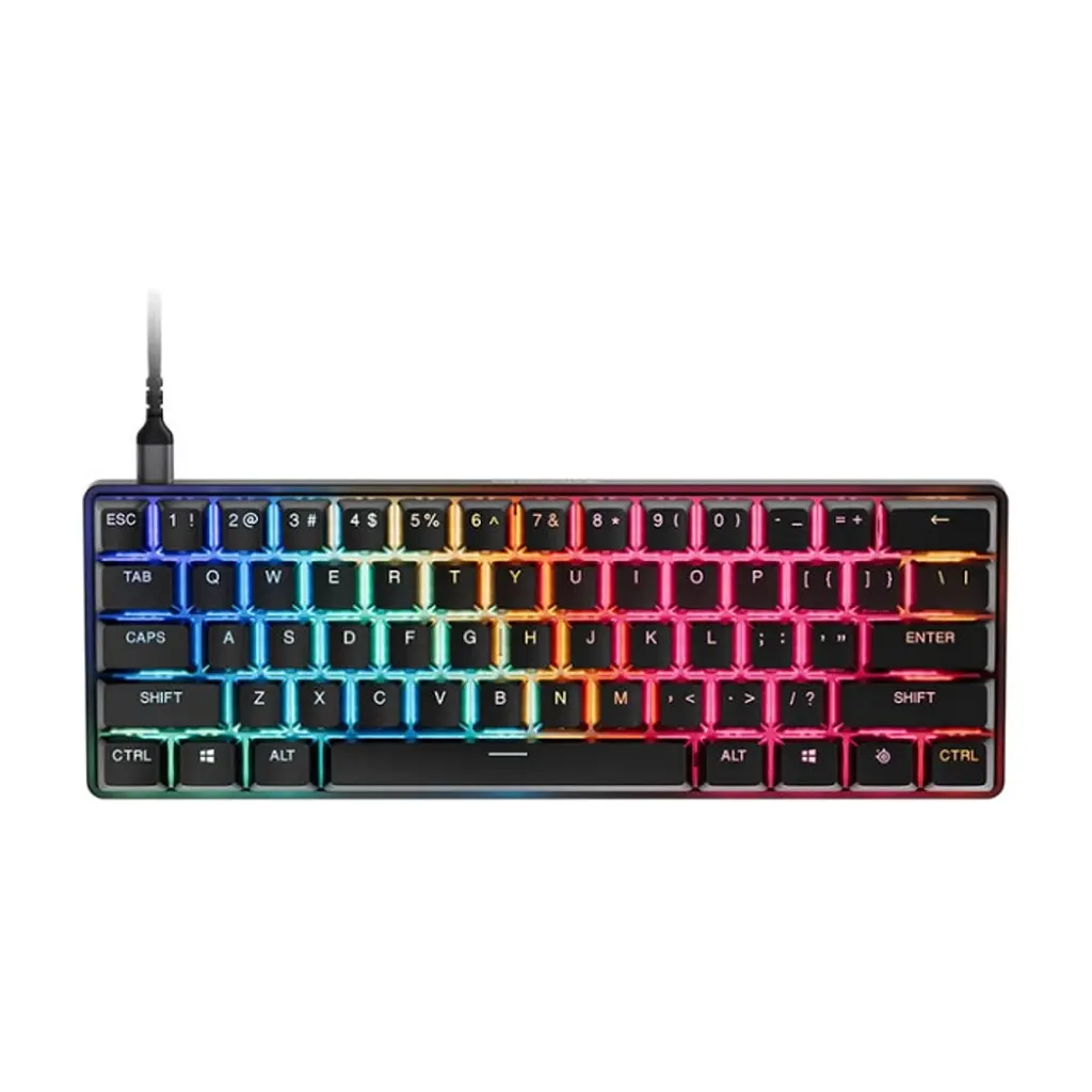 Клавіатура SteelSeries Apex Pro Mini Gen 3 HyperMagnetic OmniPoint 3.0 OLED USB UA Black (64913)