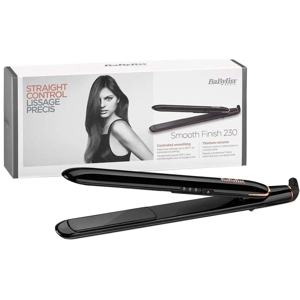 Выпрямитель BaByliss Super Shine черный (ST250E) - фото 3