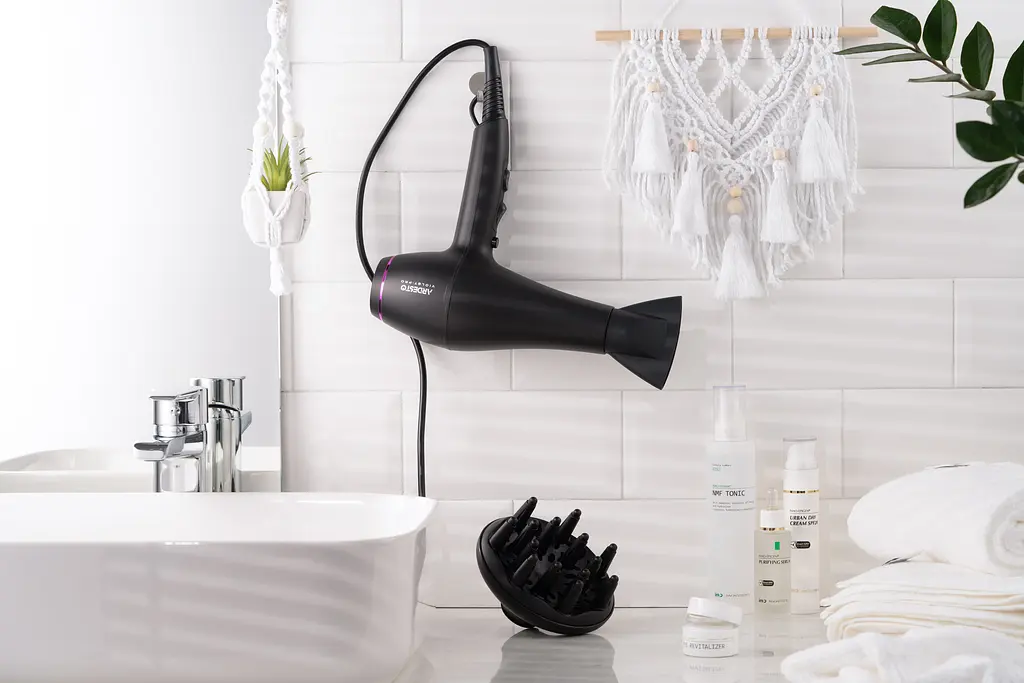 Фен Violet PRO HD-Y222PRO, 1850-2200Вт, 2 швидкості, 3 темп.режима, дифузор, чорний ARDESTO teh0017658 - фото 8