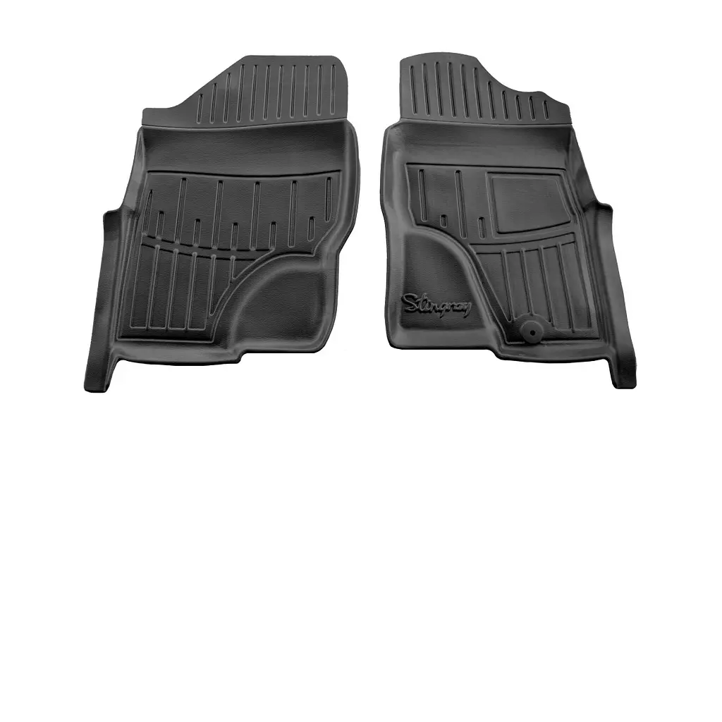 Передні 3D килимки для Nissan Navara D40 2005- ПРАВЕ КЕРМО