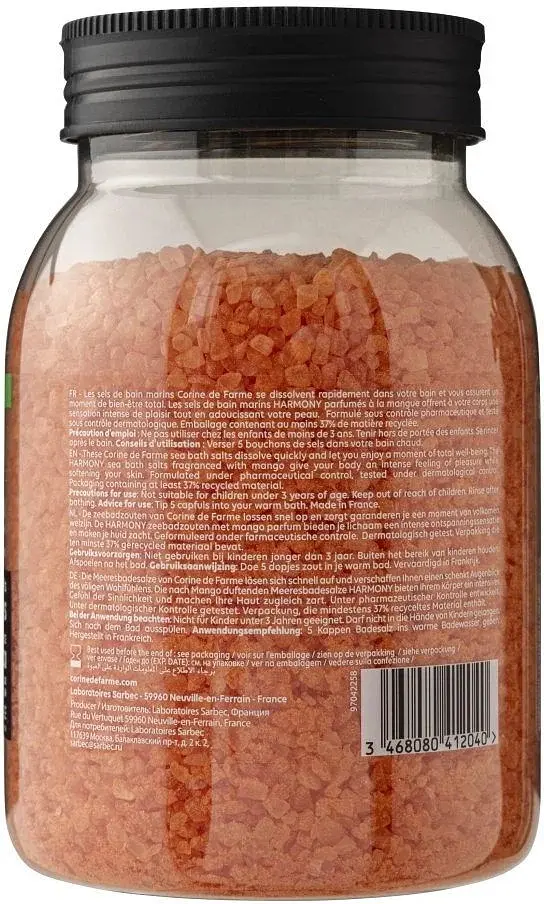 Сіль морська для ванни Corine de Farme Манго 600 г - фото 2
