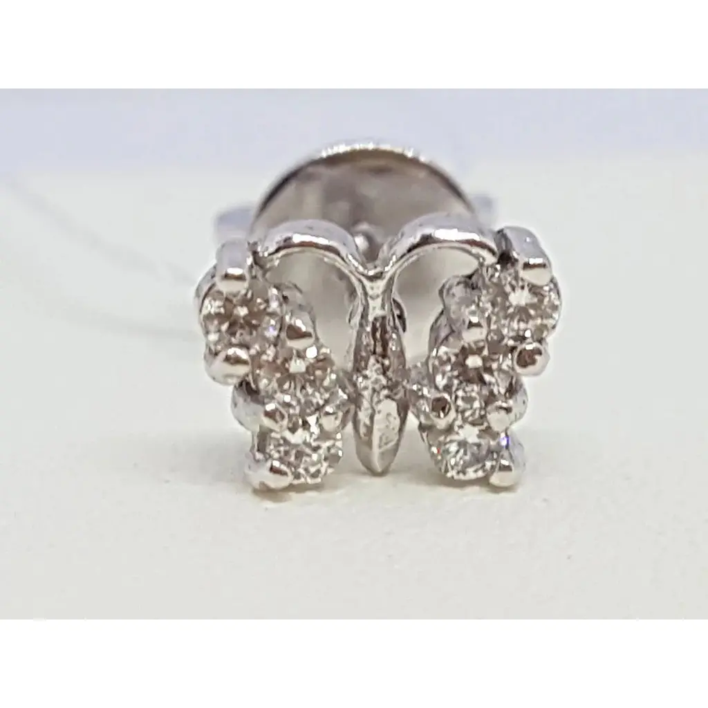 Золотые серьги-пуссеты Империя золота с фианитами. СП100БИ - фото 2