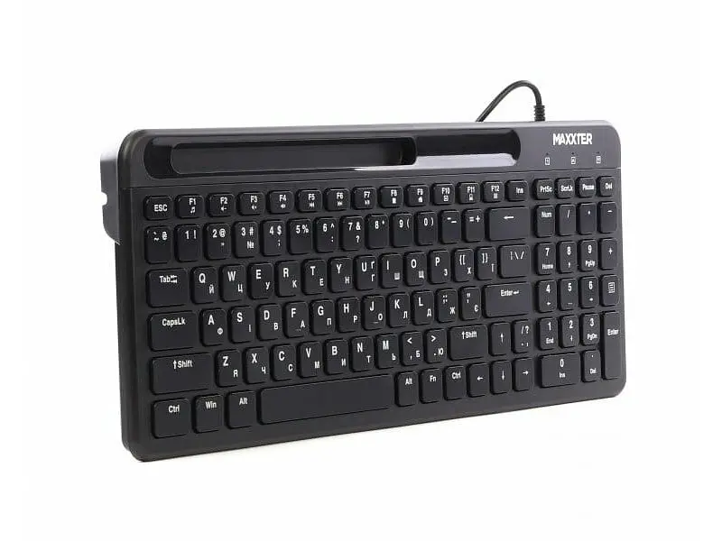 Клавіатура Maxxter KB-01B-UA Black - фото 3