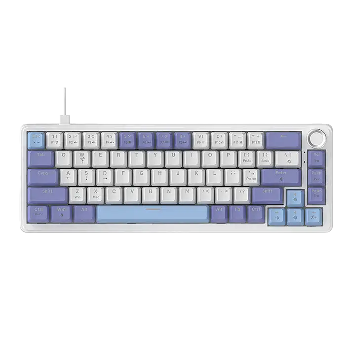 Клавіатура Ajazz AK690 Melard Switch MC Violet Purple (AK690-MSMC-VP)