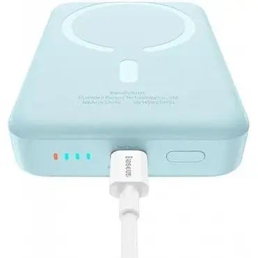 Внешний аккумулятор Baseus Magnetic Bracket Mini 10000mAh 20W (P10059001313-00) - фото 3