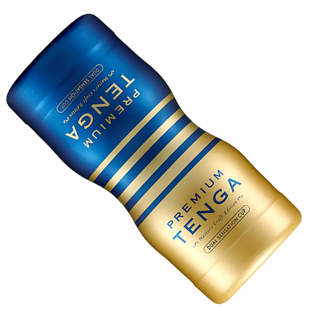 Двосторонній мастурбатор Tenga Premium Dual Sensation Cup білий - фото 4