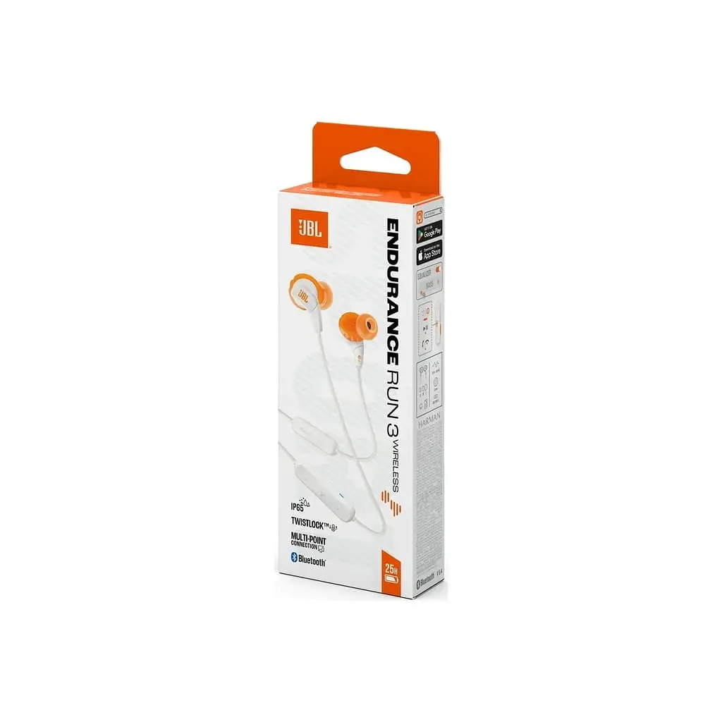 Навушники JBL Endurance Run 3 Wireless White (JBLENDURRUN3BTWHT) - фото 10