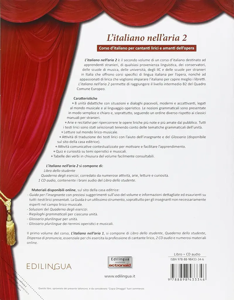 L'italiano nell'aria 2 Libro & Quaderno + CD audio - фото 2