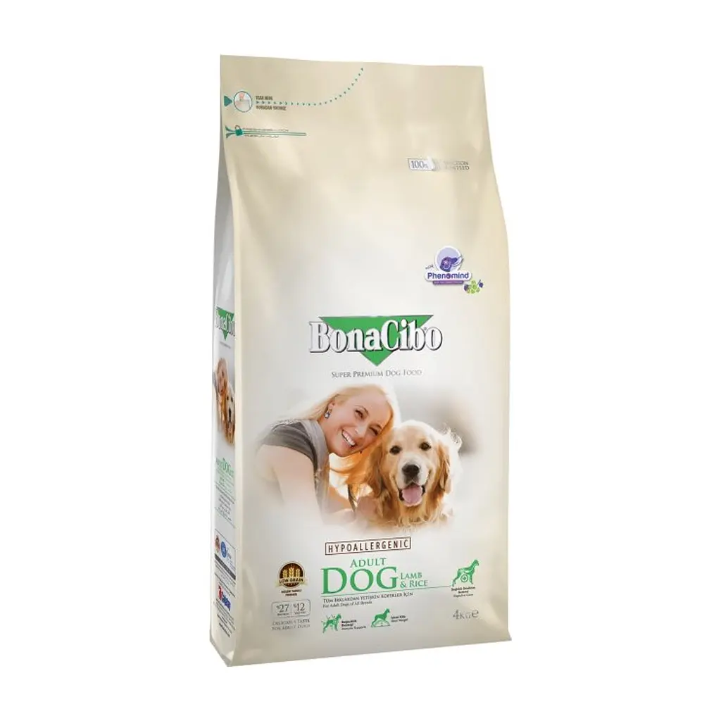 Сухий корм для собак BonaCibo Adult Dog Lamb&Rice 4 кг (BC406168)
