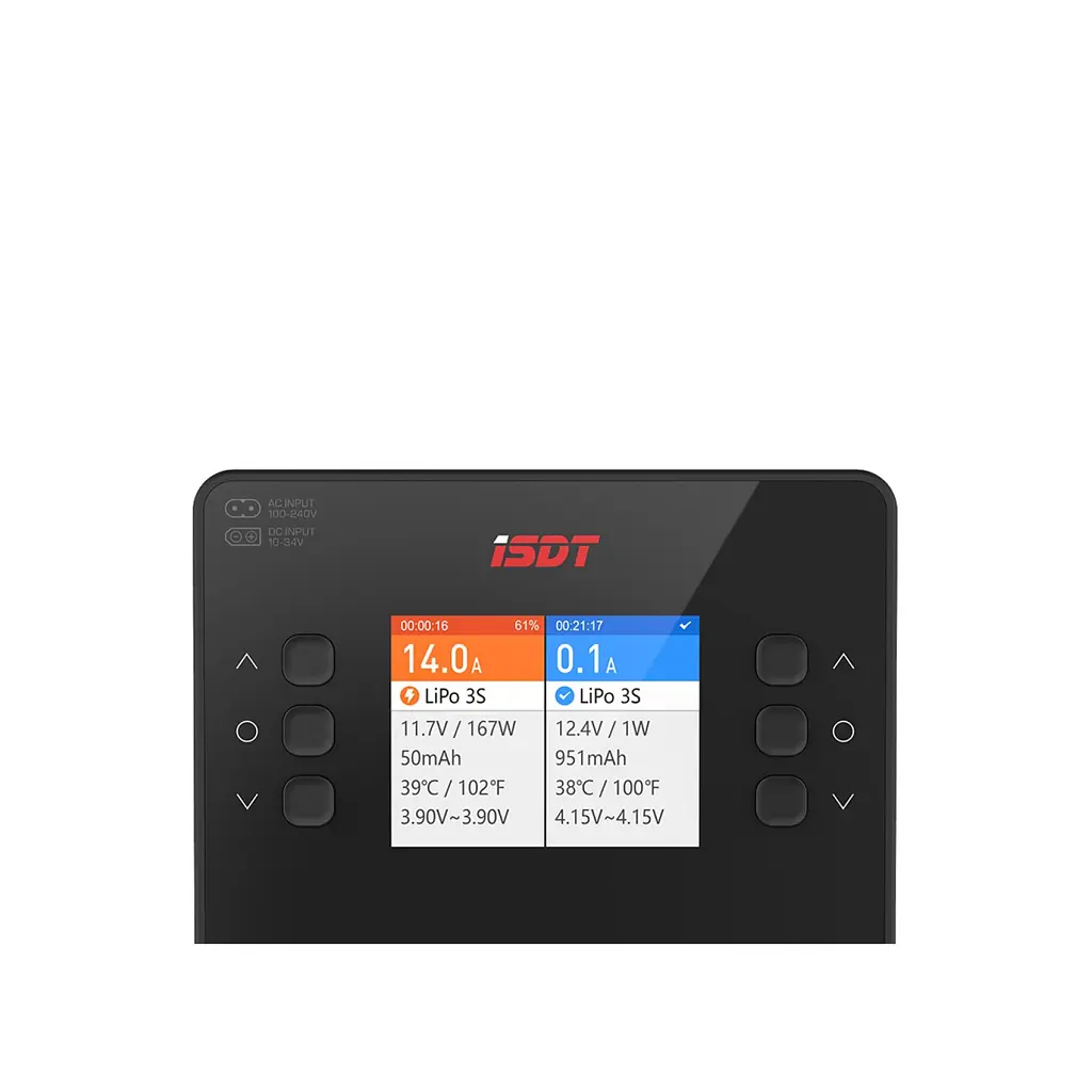 Зарядний пристрій для дрона iSDT K2 Air Bluetooth, AC/DC 200W/500Wx2 20A (HP0015.K2A) - фото 6