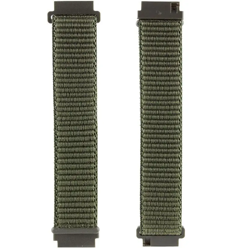 Ремінець Nylon для Smart Watch 20mm Зелений / Green - фото 2