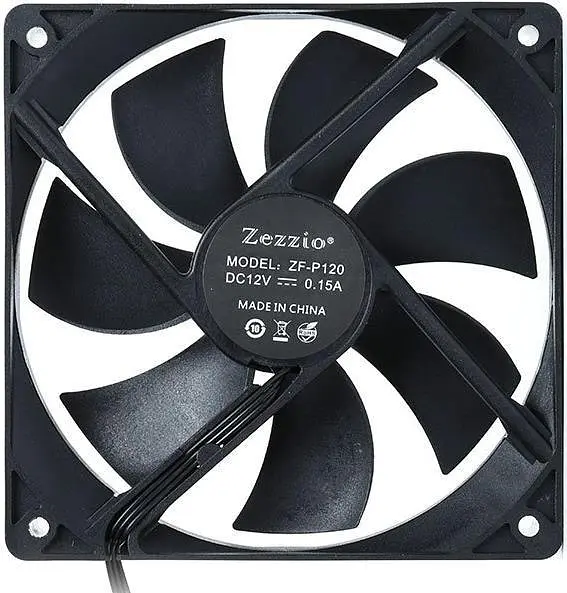 Вентилятор Zezzio ZF-P120 2 Pin 120 мм (ZF-P120 2pin) - фото 5