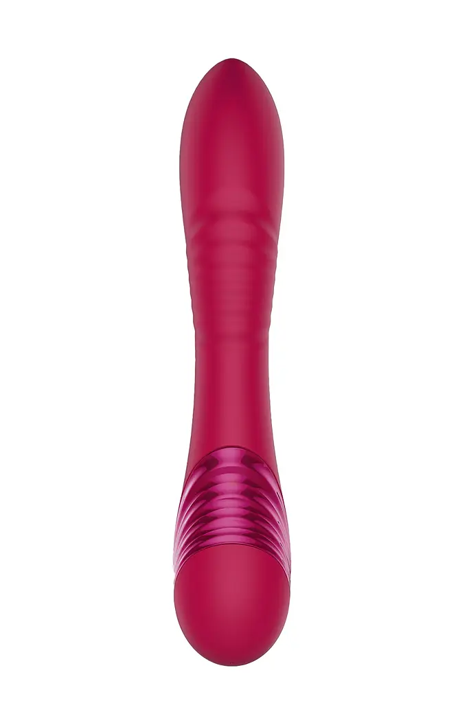 Вібратор Dream Toys Sparkling Cecilia, 20 см червоний - фото 5