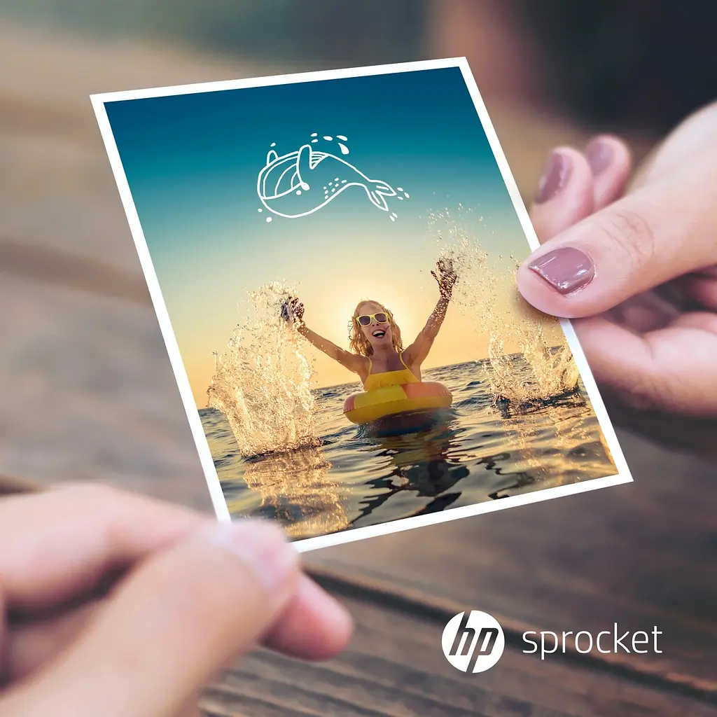 Фотопапір HP Sprocket Zink 3.5"x4.25" Глянцевий, самоклеючий, 20 листів - фото 3