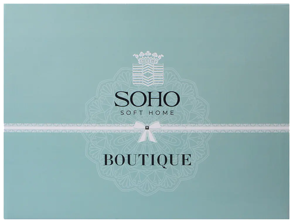Комплект постільної білизни Євро Boutique 200х230 см Dew Teal SOHO pbe0050856 - фото 4