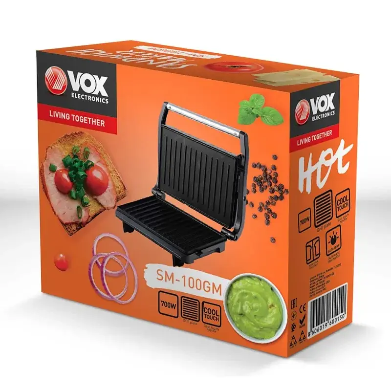 Гриль контактний VOX SM-100 GM - фото 5