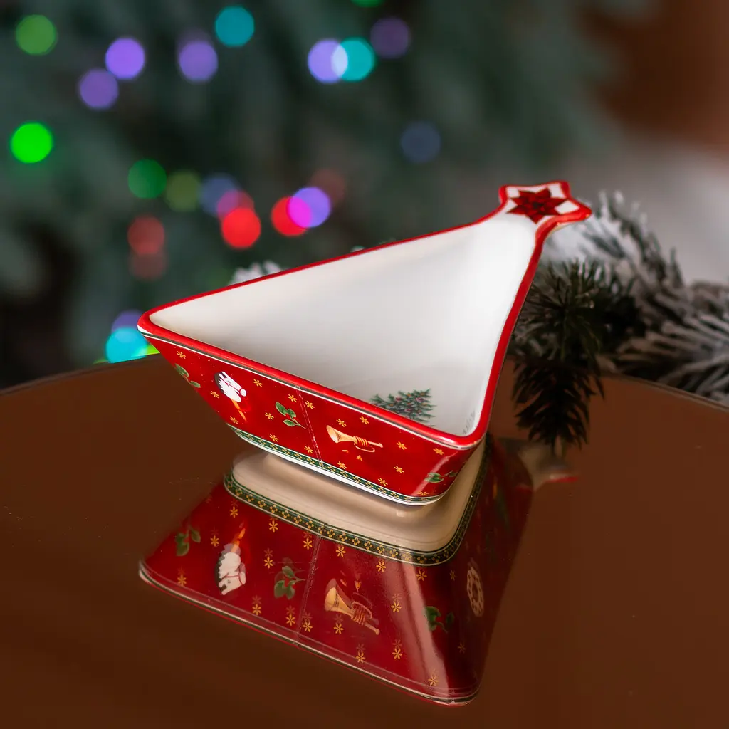 Салатниця Christmas фігурна 14,5х12 см Yiwu HP-SD-3 - фото 8