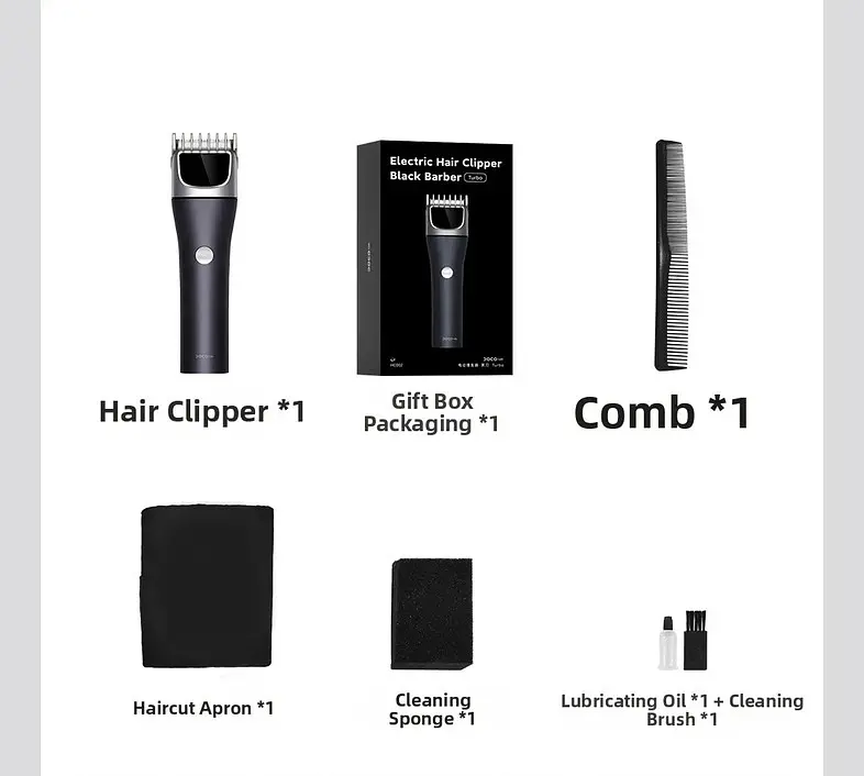 Машинка для стрижки Xiaomi DOCO Electric Hair Clipper · Black Knife Turbo Edition Metallic Deep Blue - фото 10