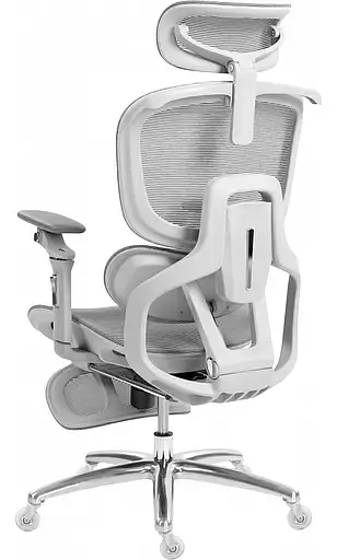 Офисное кресло GT Racer (B-816 White/Gray) - фото 3