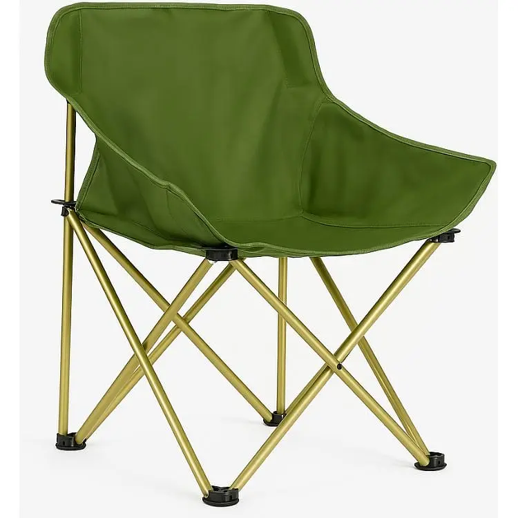 Розкладне туристичне крісло EcoKraft Military Green – 68×45×45 см, висота сидіння 35 см(6930562840322)