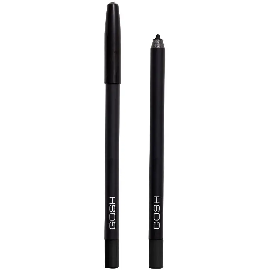 Карандаш для глаз Gosh Velvet Touch Eye Pencil водостойкий тон 023 (Black ink) 1.2 г - фото 3