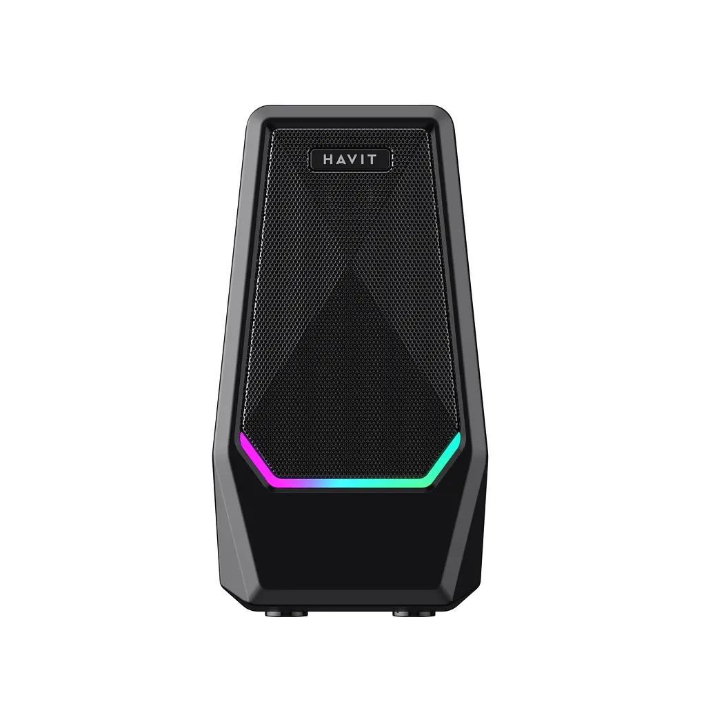 Стерео колонки HAVIT SK768 USB 10W RGB Black HAVIT (28644-000) - фото 7