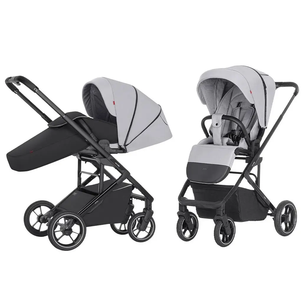 Всесезонна прогулянкова коляска Carrello Alfa CRL-5508 BF Feather Grey з реверсивним блоком - фото 2