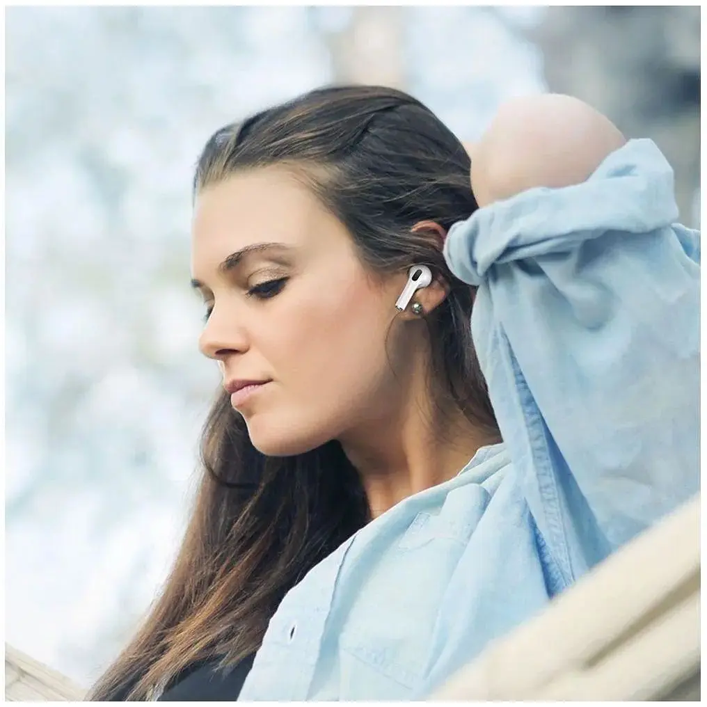 Беспроводные наушники Hoco EW26 TWS блютуз стерео гарнитура белая - фото 4