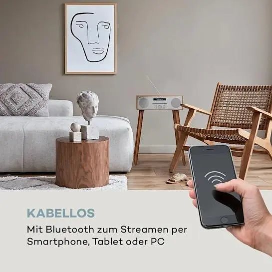 Радіоприймач Auna Silver Star Stand CD-DAB (10038421) - фото 7