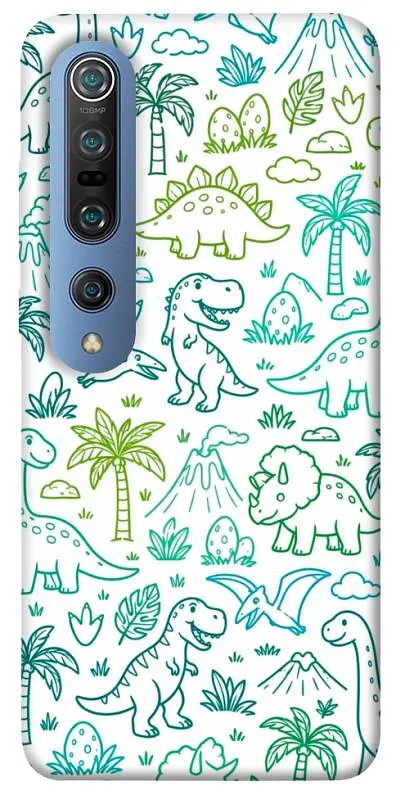 TPU чохол Demsky Dino pattern для Xiaomi Mi 10 / Mi 10 Pro