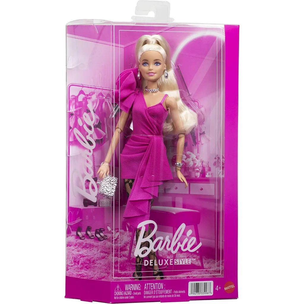Лялька Barbie “Deluxe Style” колекції “Pink & Black” - асиметрична мінісукня (JJN73) - фото 6
