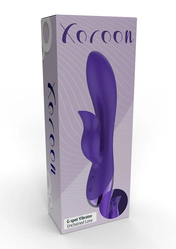 Вібратор-кролик Xocoon Unchained Love G-Spot 19 см фіолетовий - фото 3