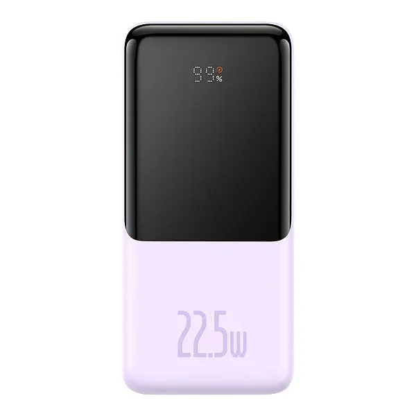 Портативна батарея Powerbank Baseus Elf Digital Display Fast Charge 10000 mAh 22.5W PPJL010005 Purple - фото 3