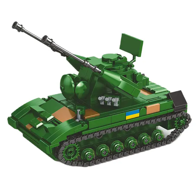 Конструктор KB 1118 LimoToy "Військовий танк Гепард" фігурки 508дет в коробці (6903317574872) - фото 3