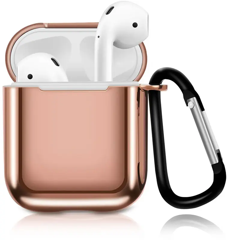 Кейс TOTO Electroplate TPU Cover Case AirPods Gold - фото 4