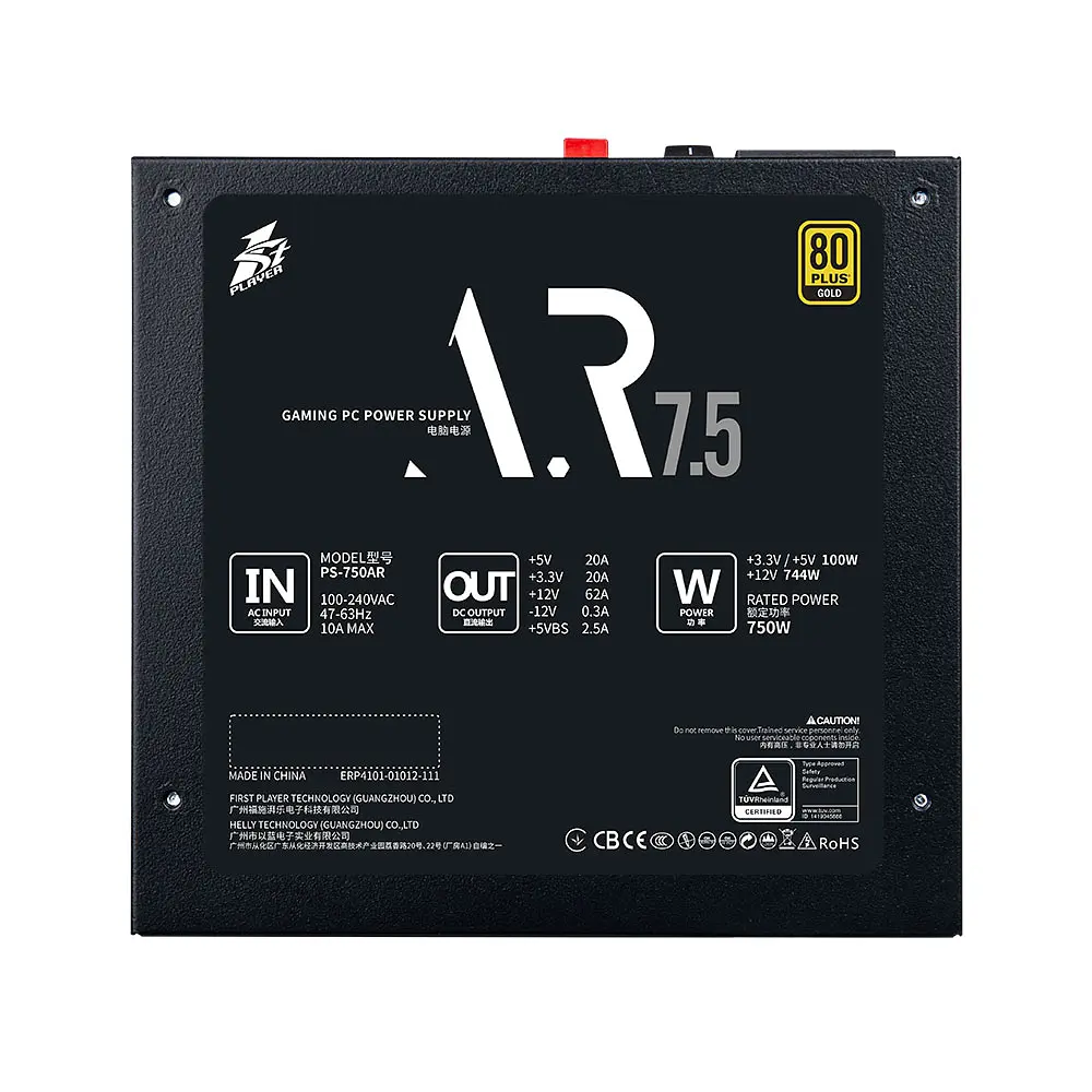 Блок живлення 1stPlayer PS-750AR (AR-GLD-750-BK-EU) 750W - фото 8