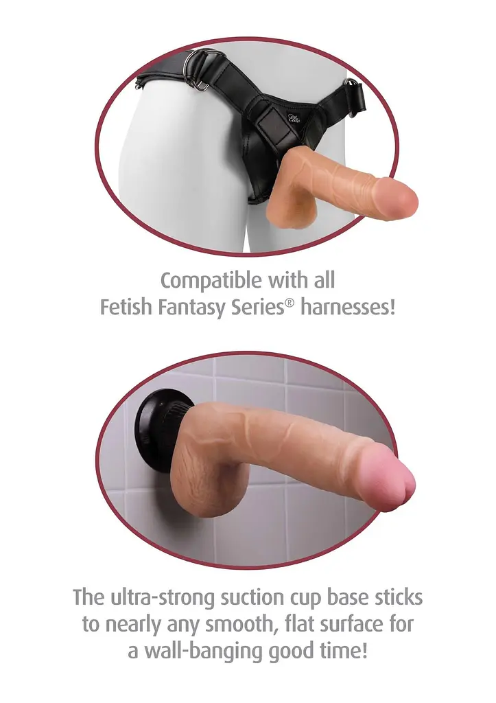 Вібратор Pipedream Real Feel Deluxe 27 см (тілесний) - фото 5