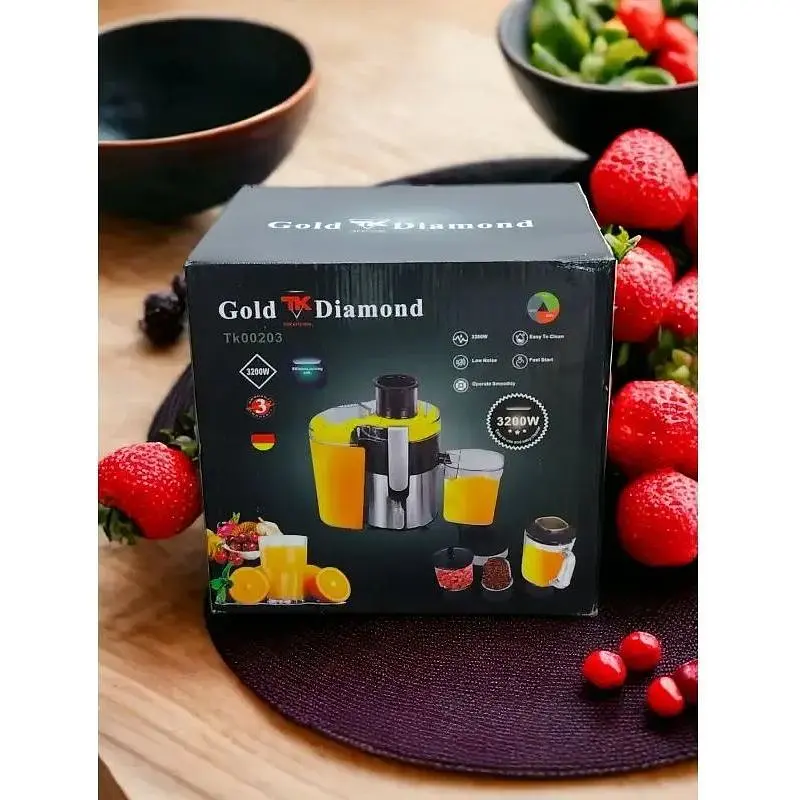 Кухонный комбайн Top Kitchen TK00203 4 в 1 Соковыжималка блендер кофемолка измельчитель на 3200 Вт - фото 4