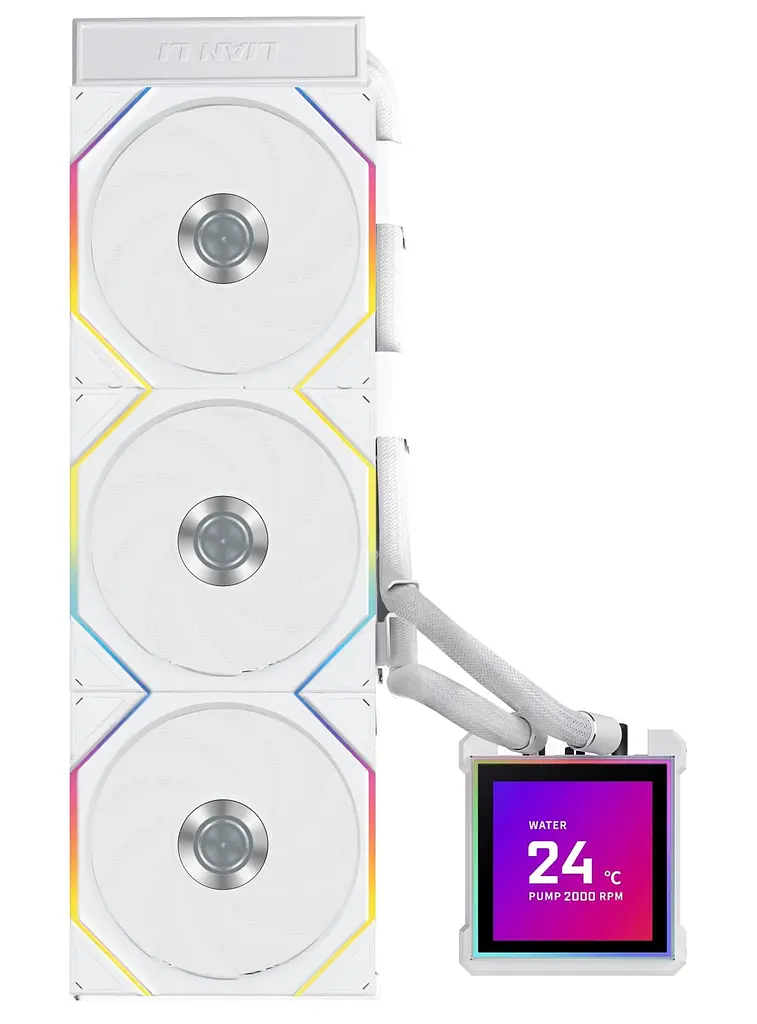 СВО Lian Li HydroShift II LCD-S 360TL White (G89.GHS2LCDS36TW.00) - фото 4