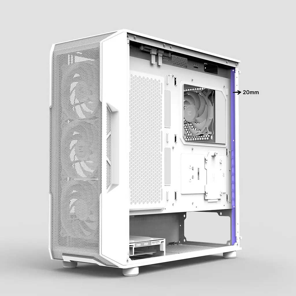 Корпус Zalman i3 Neo ARGB V2 White - фото 10
