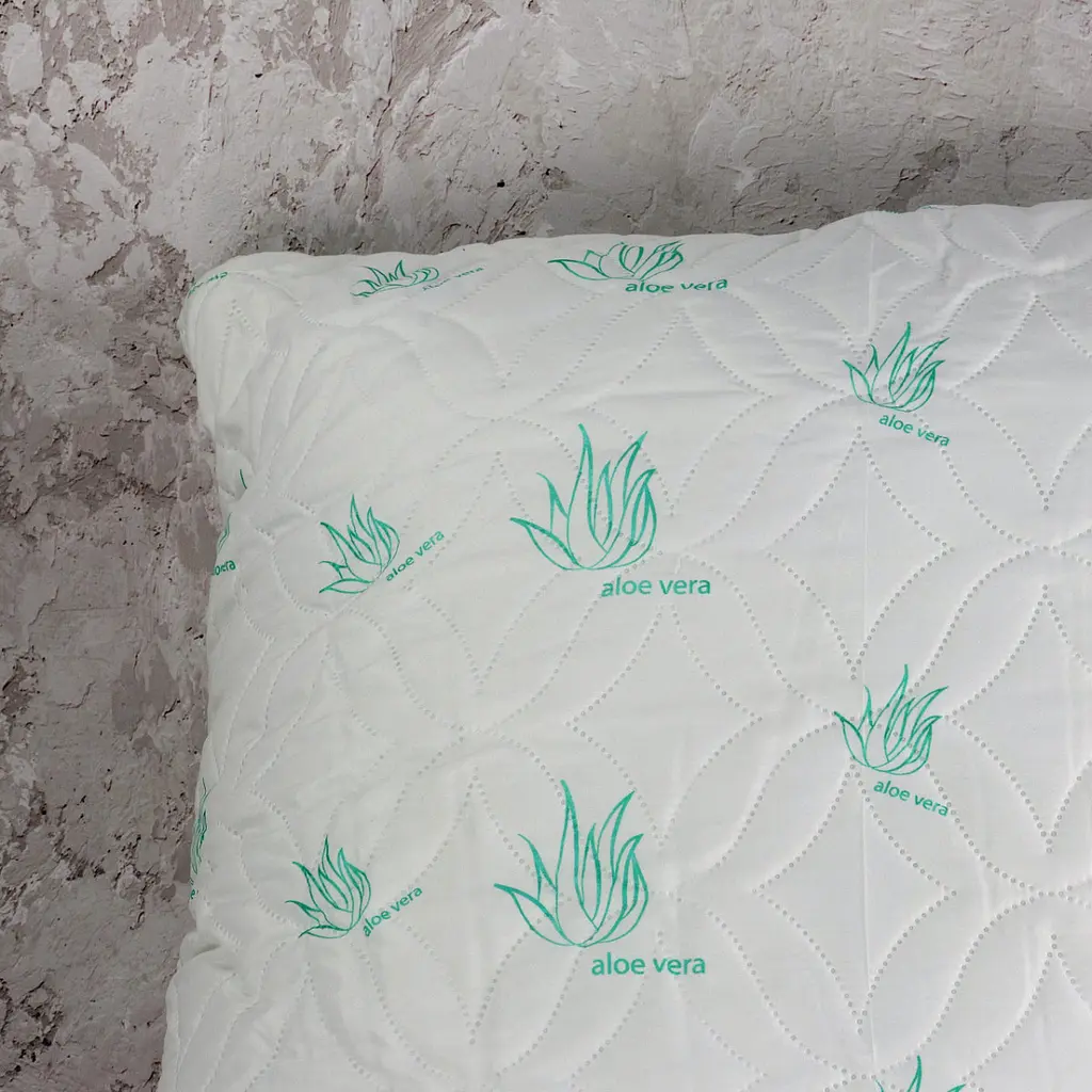 Стьобана подушка Aloe Vera на замку 70х70 від українського виробника 55095 - фото 5