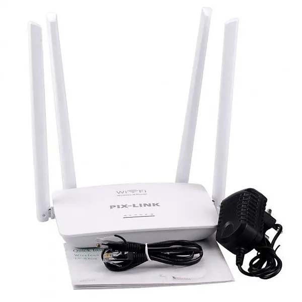 Wi-Fi роутер маршрутизатор 300 Мбіт/с Pix-link LV-WR08 білий - фото 4