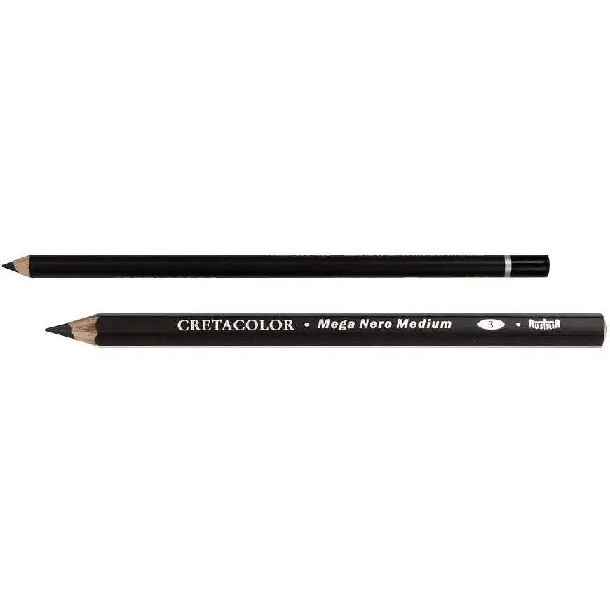Олівець для рисунку Cretacolor MEGA Неро середній - фото 2
